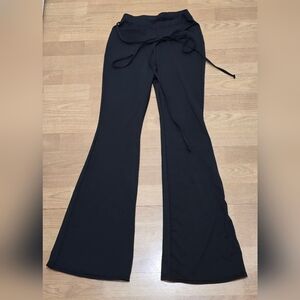 Black Flare Lounge Pants